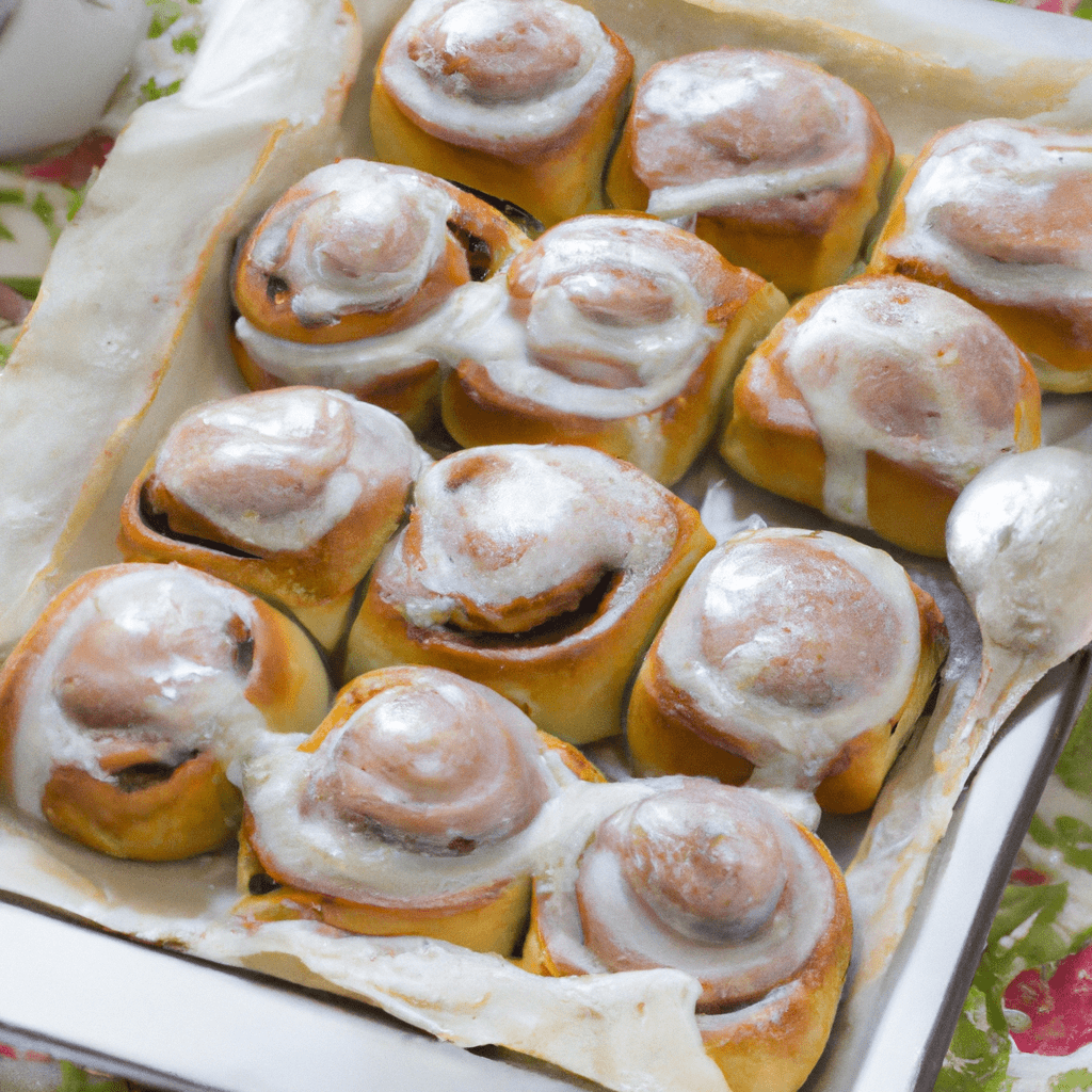 Homemade Iced Cinnamon Buns