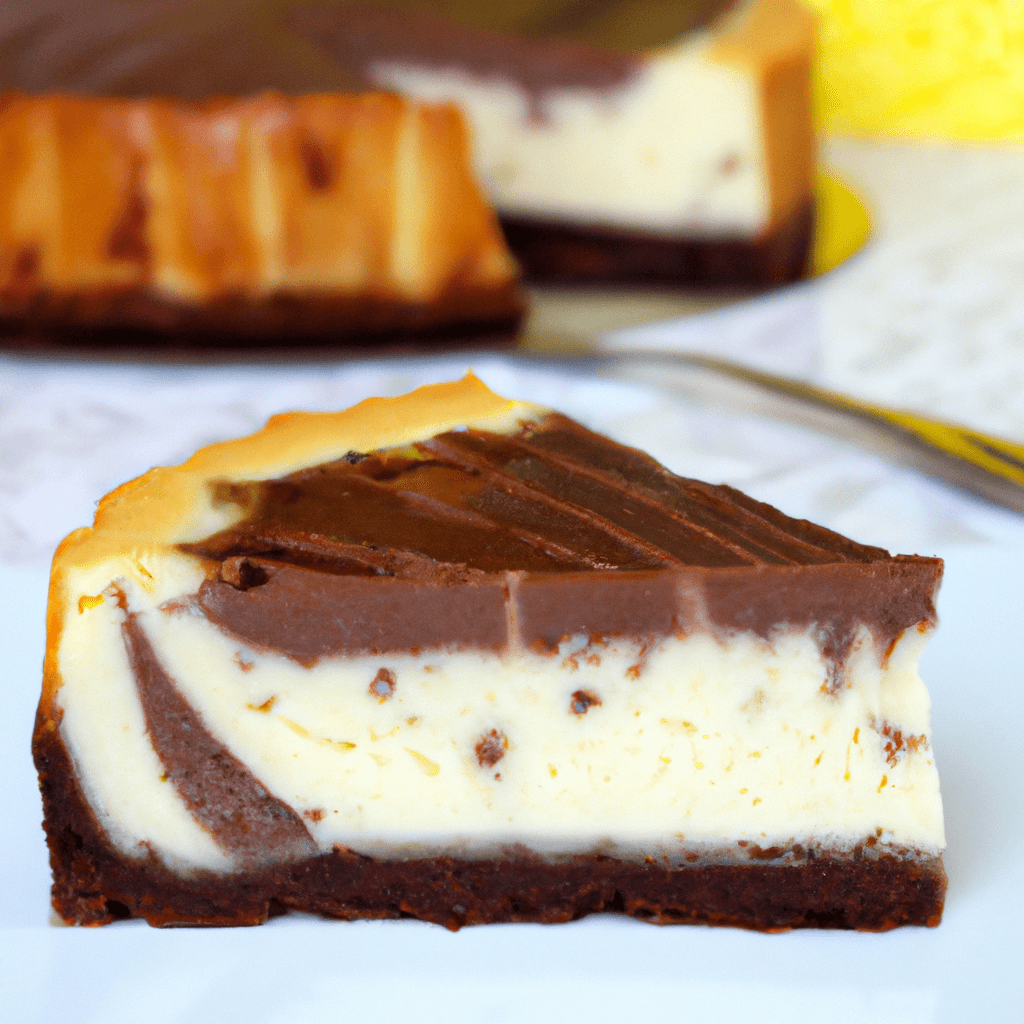 Chocolate Marble Cheesecake Pie Representation of a cookedChocolate Marble Cheesecake Pie