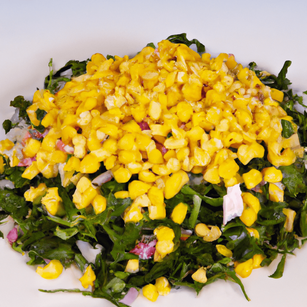 Chopped Corn Salad, A La The Occidental Restaurant Representation of a cookedChopped Corn Salad, A La The Occidental Restaurant