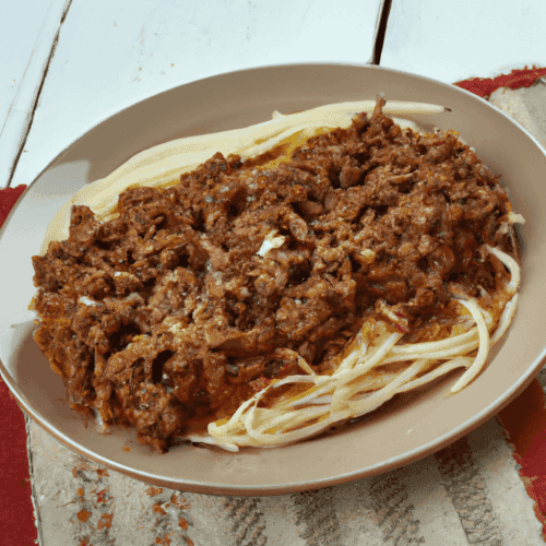 Crockpot Spaghetti Sauce with Ground Beef Representation of a cookedCrockpot Spaghetti Sauce with Ground Beef