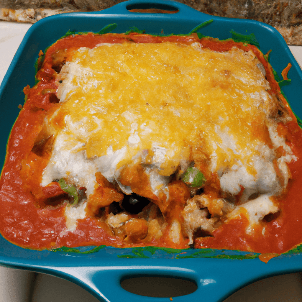 Delicious Chicken Enchilada Casserole