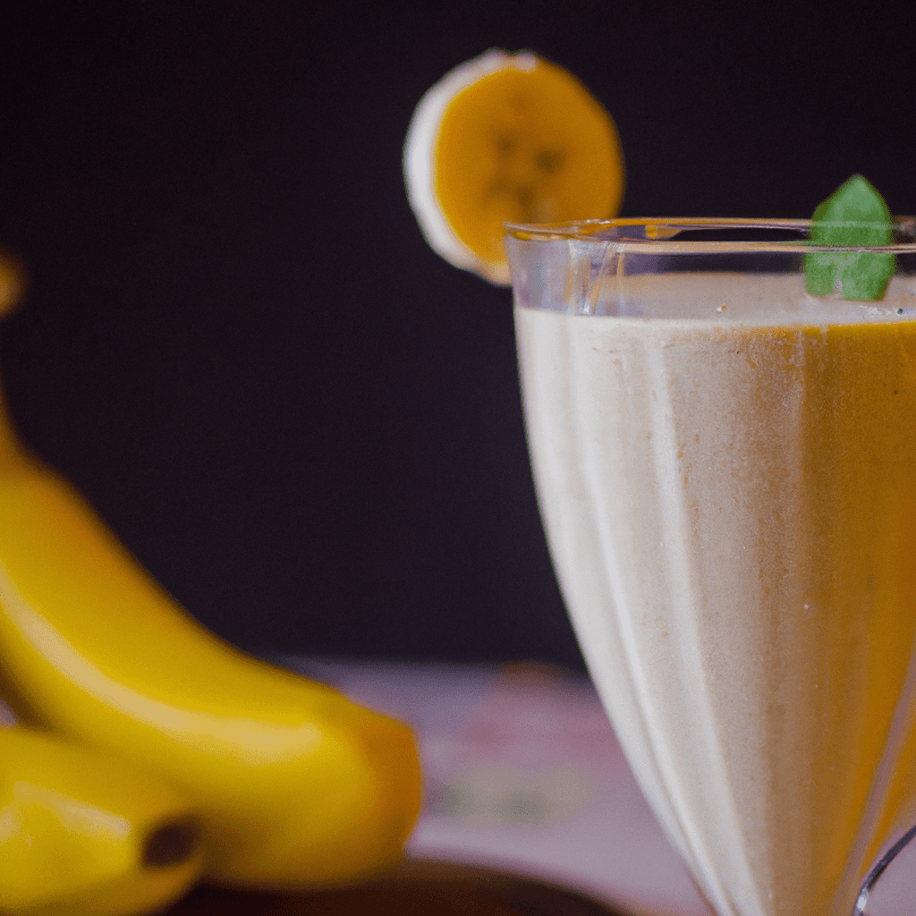 Delicious Orange Banana Shake Representation of a cookedDelicious Orange Banana Shake