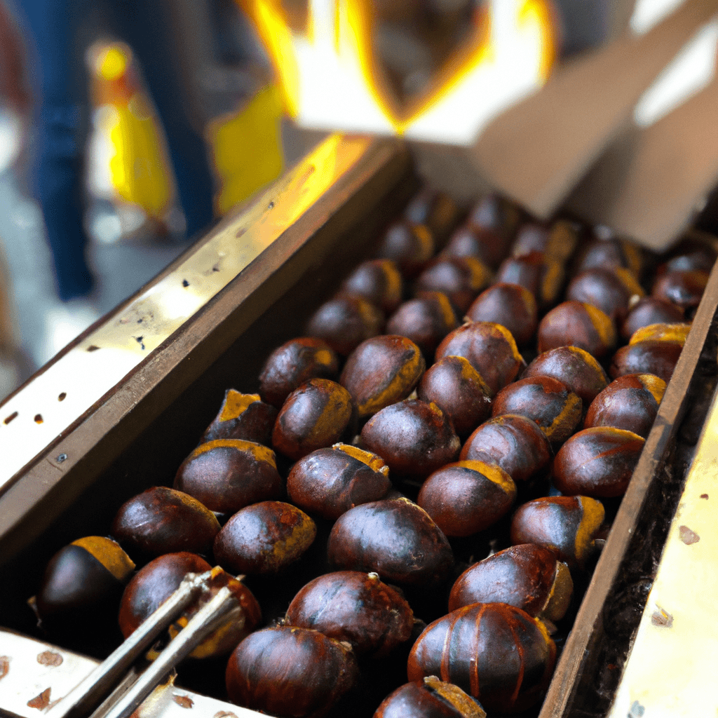 Delicious Roasted Chestnuts for the Holidays Representation of a cookedDelicious Roasted Chestnuts for the Holidays