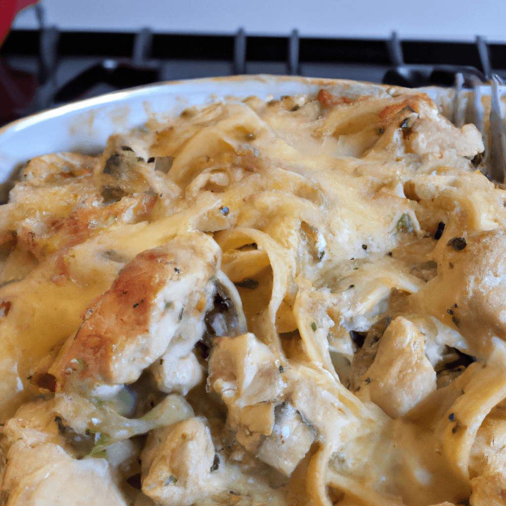 Divine Chicken and Linguine Casserole Representation of a cookedDivine Chicken and Linguine Casserole