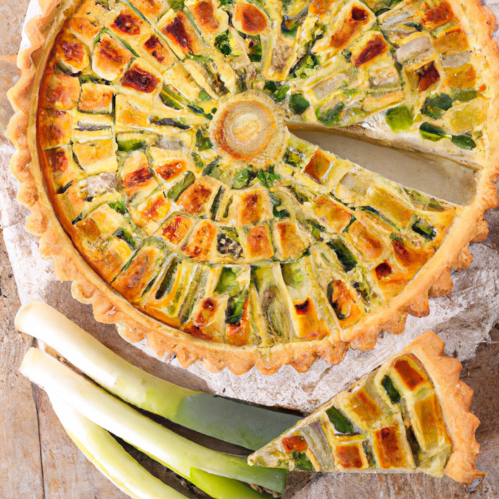 Easy Leek Quiche Representation of a cookedEasy Leek Quiche