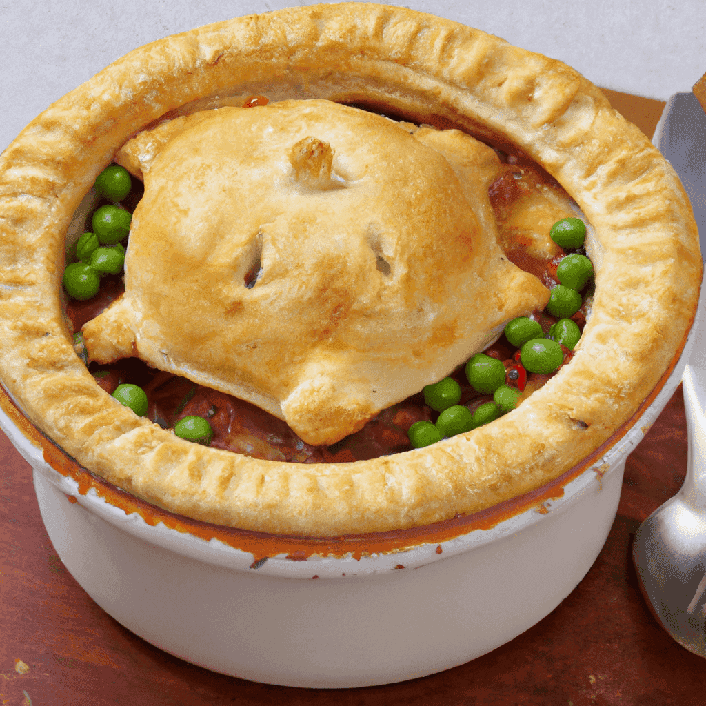 Fish Pot-a-toe Pie Representation of a cookedFish Pot-a-toe Pie