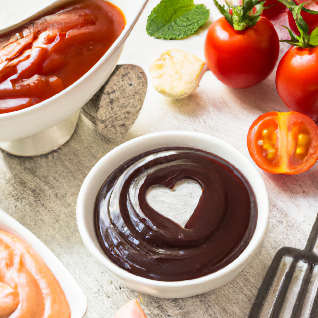 Healthy Heart Barbecue Sauce Recipe with Real Food Ingredients Representation of a cookedHealthy Heart Barbecue Sauce Recipe with Real Food Ingredients
