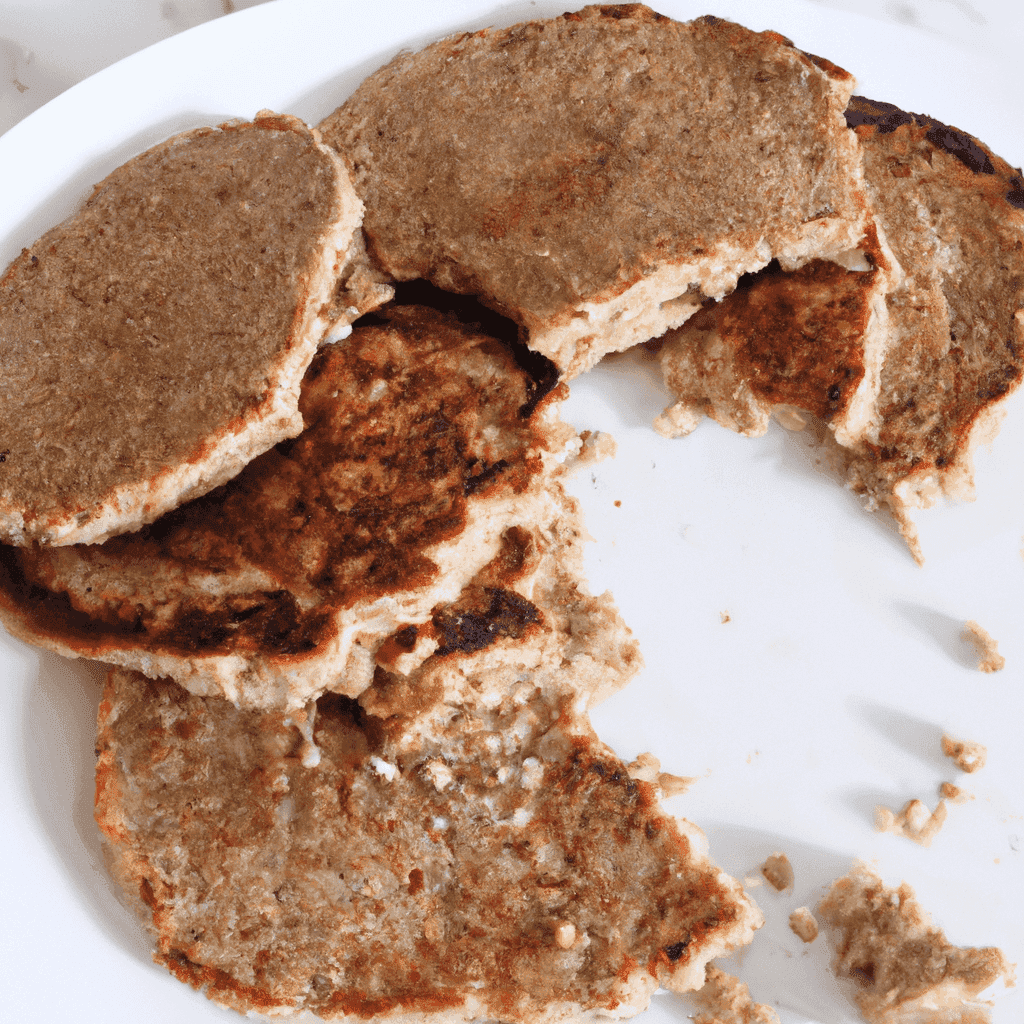Leftover Oatmeal Flax Pancakes