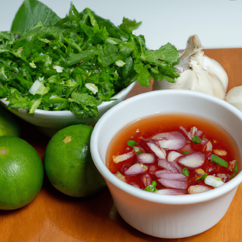 Nouc Cham: A Delicious and Refreshing Southeast Asian Sauce Representation of a cookedNouc Cham: A Delicious and Refreshing Southeast Asian Sauce