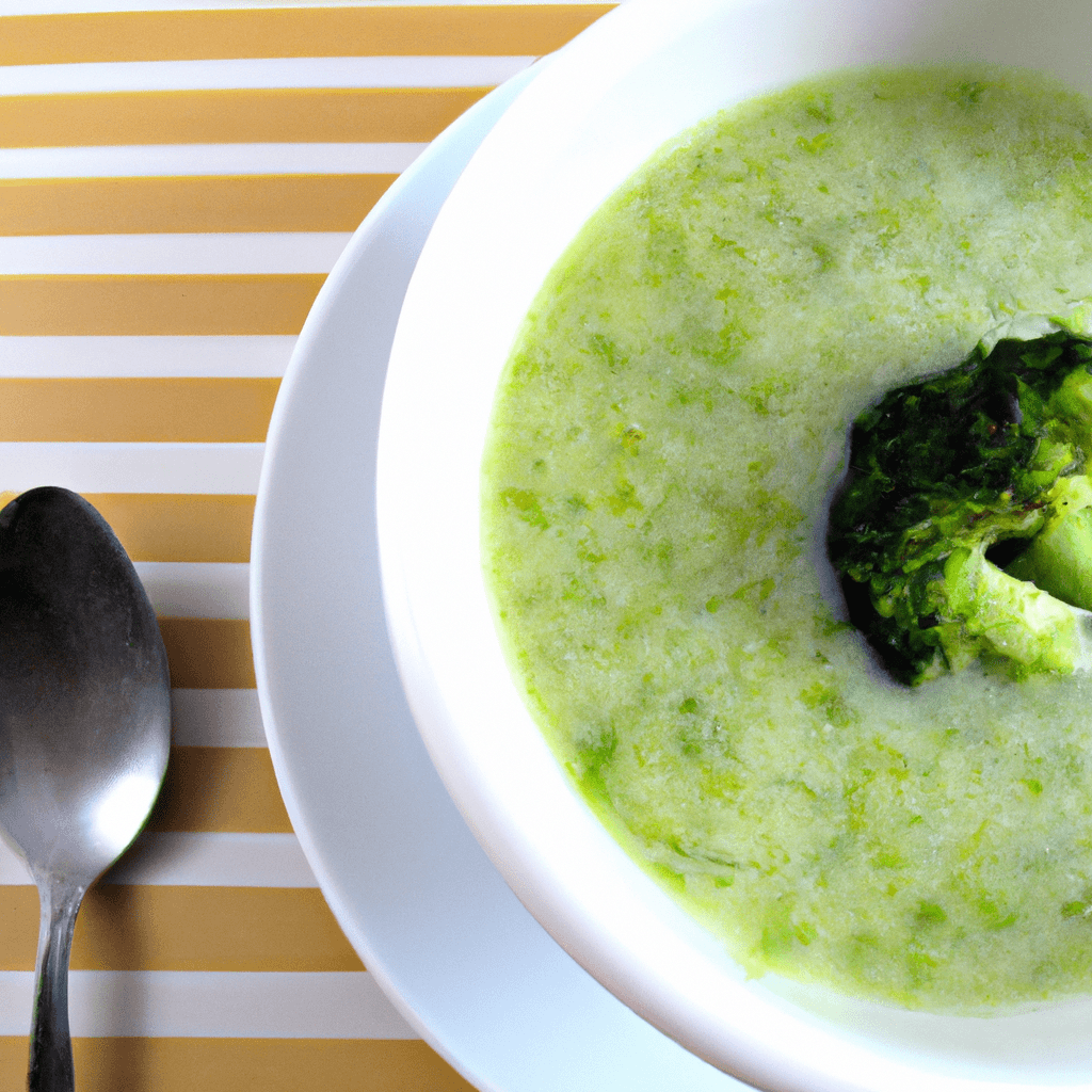 Quick and Easy Low Fat Broccoli Soup Representation of a cookedQuick and Easy Low Fat Broccoli Soup