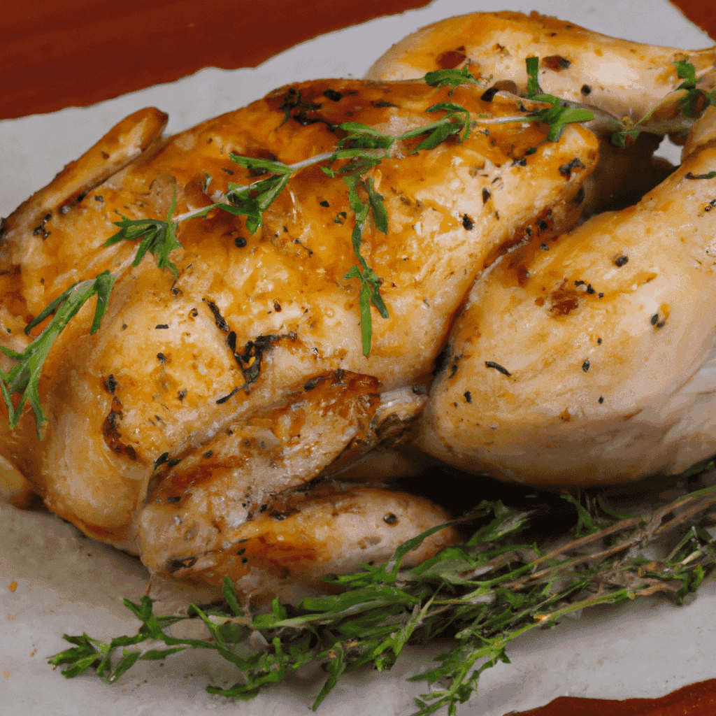 Roasted Chicken With Rosemary And Thyme