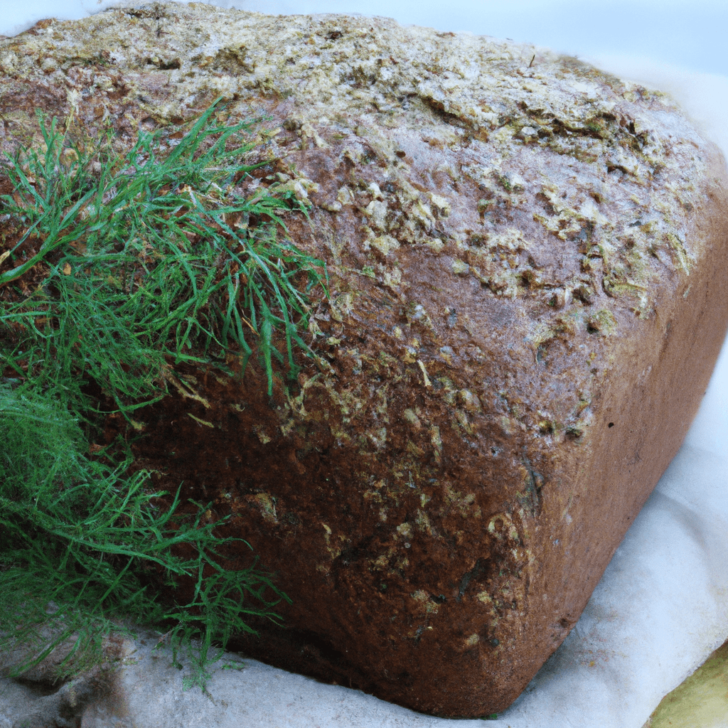 Rye and Dill Bread Representation of a cookedRye and Dill Bread