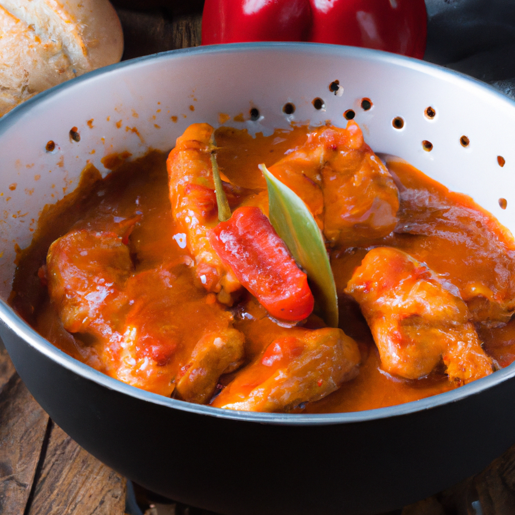 Tasty Chicken Paprikash Representation of a cookedTasty Chicken Paprikash