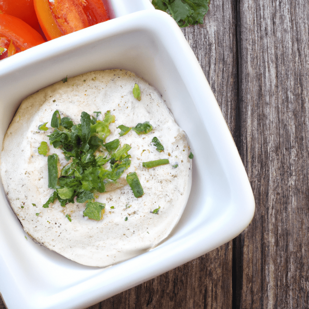 Tofu Dip Representation of a cookedTofu Dip