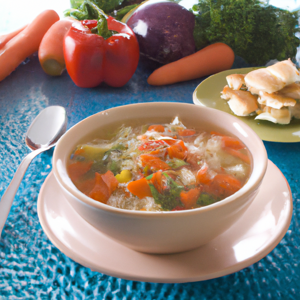 Weight Watchers’ Vegetable Soup Representation of a cookedWeight Watchers’ Vegetable Soup