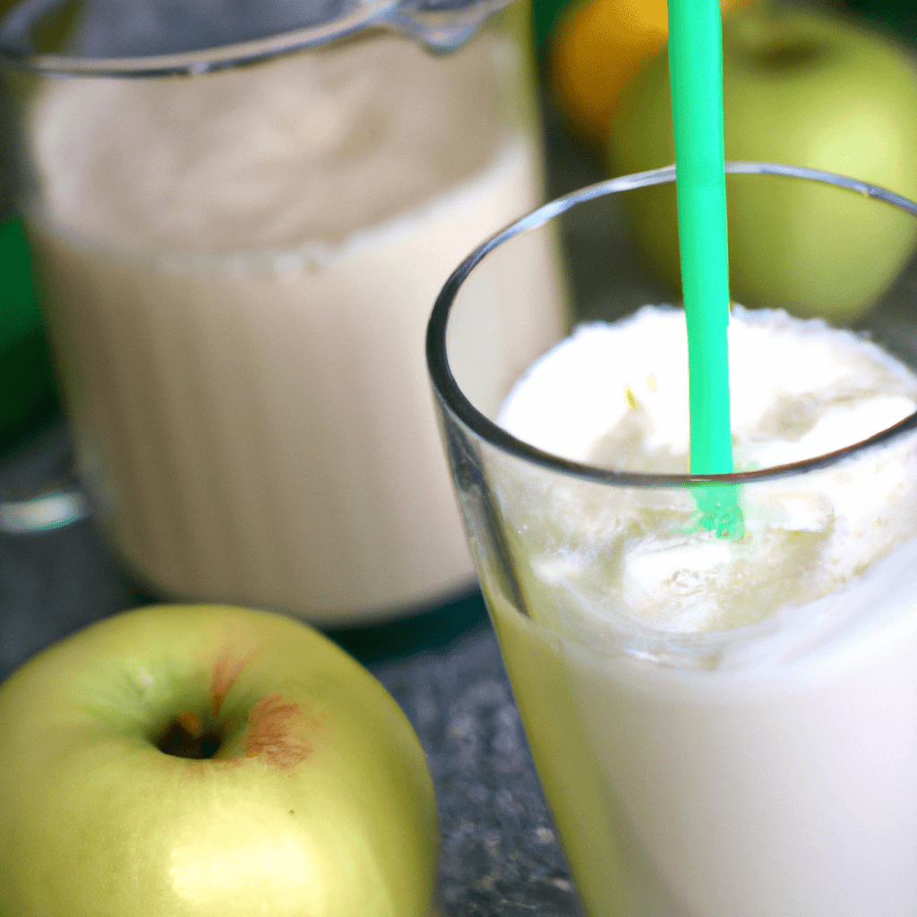 Creamy Apple Milkshake Recipe Representation of a cookedCreamy Apple Milkshake Recipe