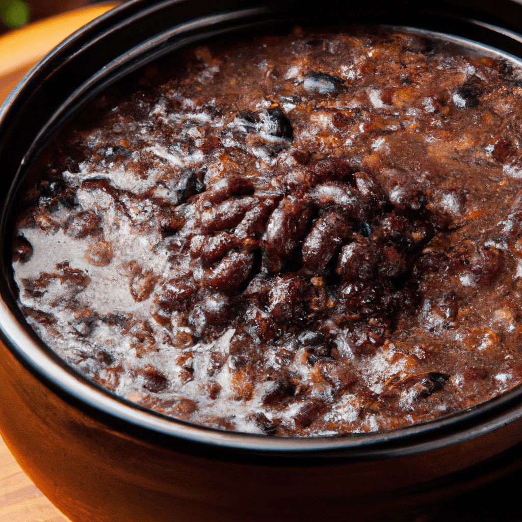 Delicious Black Bean Soup Representation of a cookedDelicious Black Bean Soup