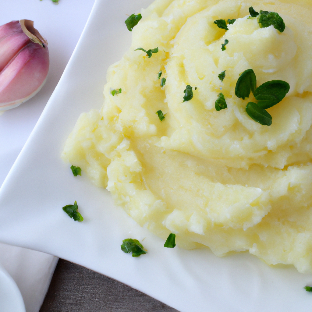 Garlic Mashed Potatoes – A Delicious Side Dish Representation of a cookedGarlic Mashed Potatoes – A Delicious Side Dish