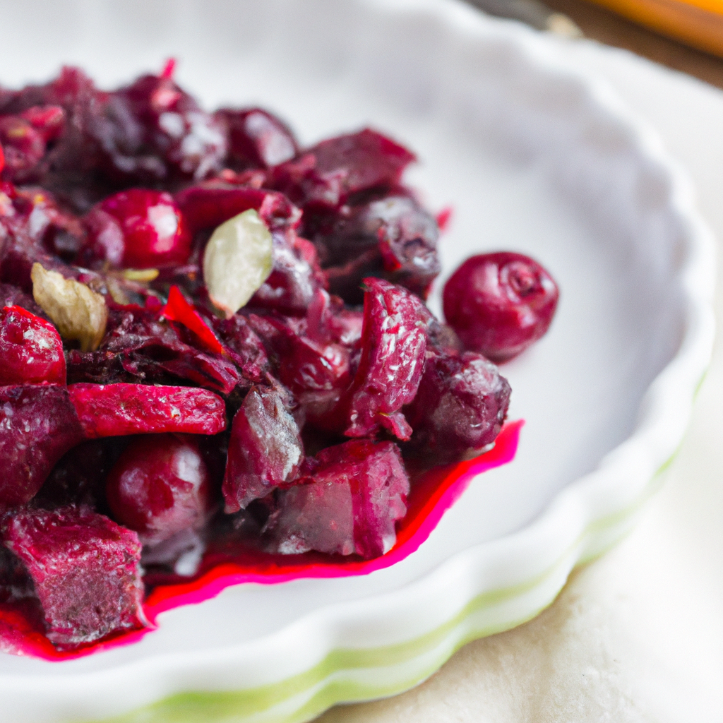Glazed Cranberry Beets Representation of a cookedGlazed Cranberry Beets