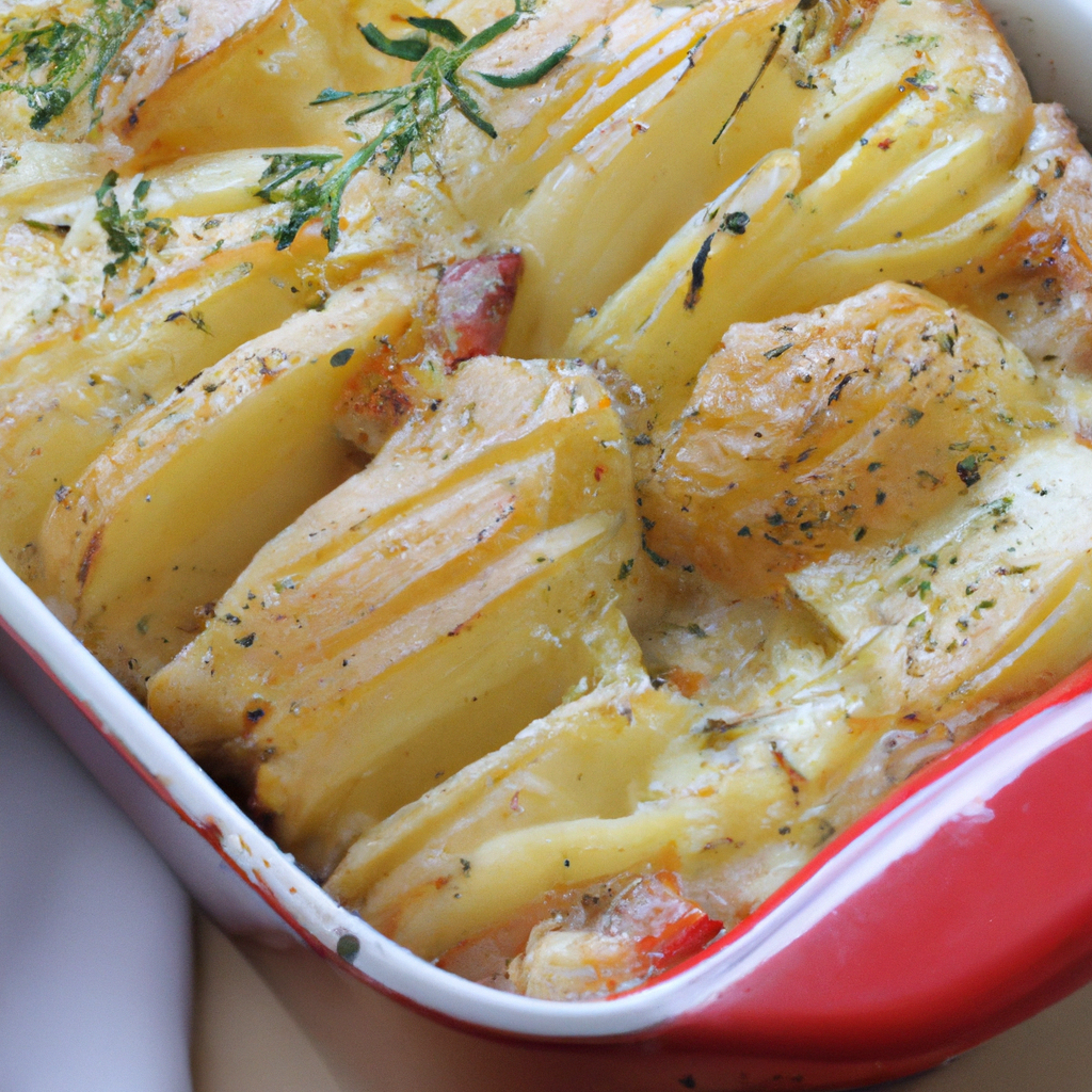 Healthy Scalloped Potatoes Representation of a cookedHealthy Scalloped Potatoes