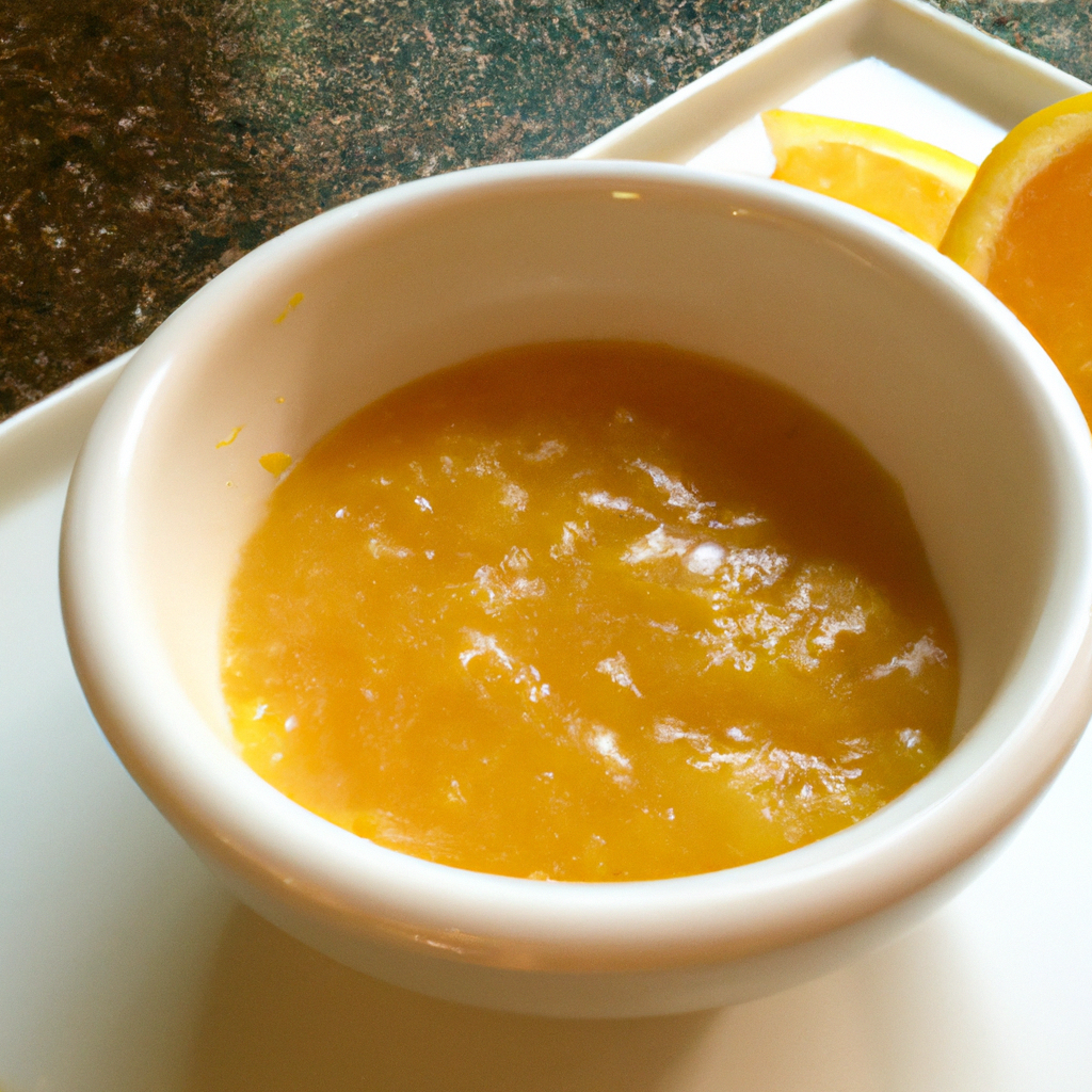Orange Juice Dressing Representation of a cookedOrange Juice Dressing