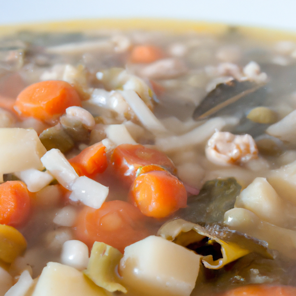 Traditional Minestrone Casalinga Representation of a cookedTraditional Minestrone Casalinga