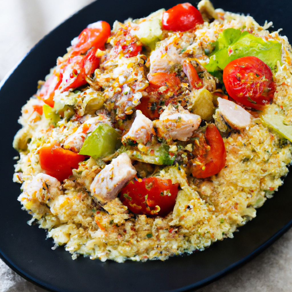Turkey and Vegetable Couscous Salad Representation of a cookedTurkey and Vegetable Couscous Salad
