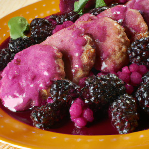 Western Pork Cutlets With Marionberry Glaze Representation of a cookedWestern Pork Cutlets With Marionberry Glaze