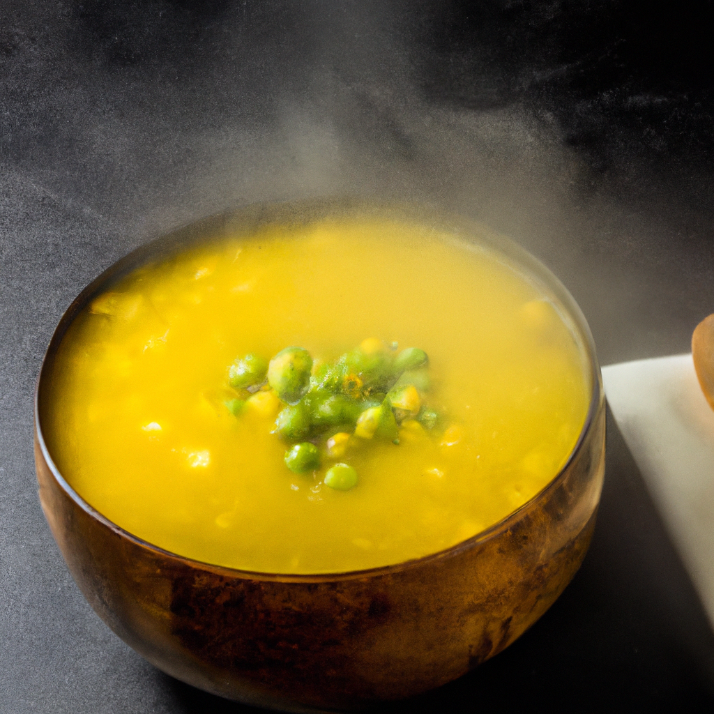 Canadian Pea Soup (Whole Yellow Pea Soup) Representation of a cookedCanadian Pea Soup (Whole Yellow Pea Soup)
