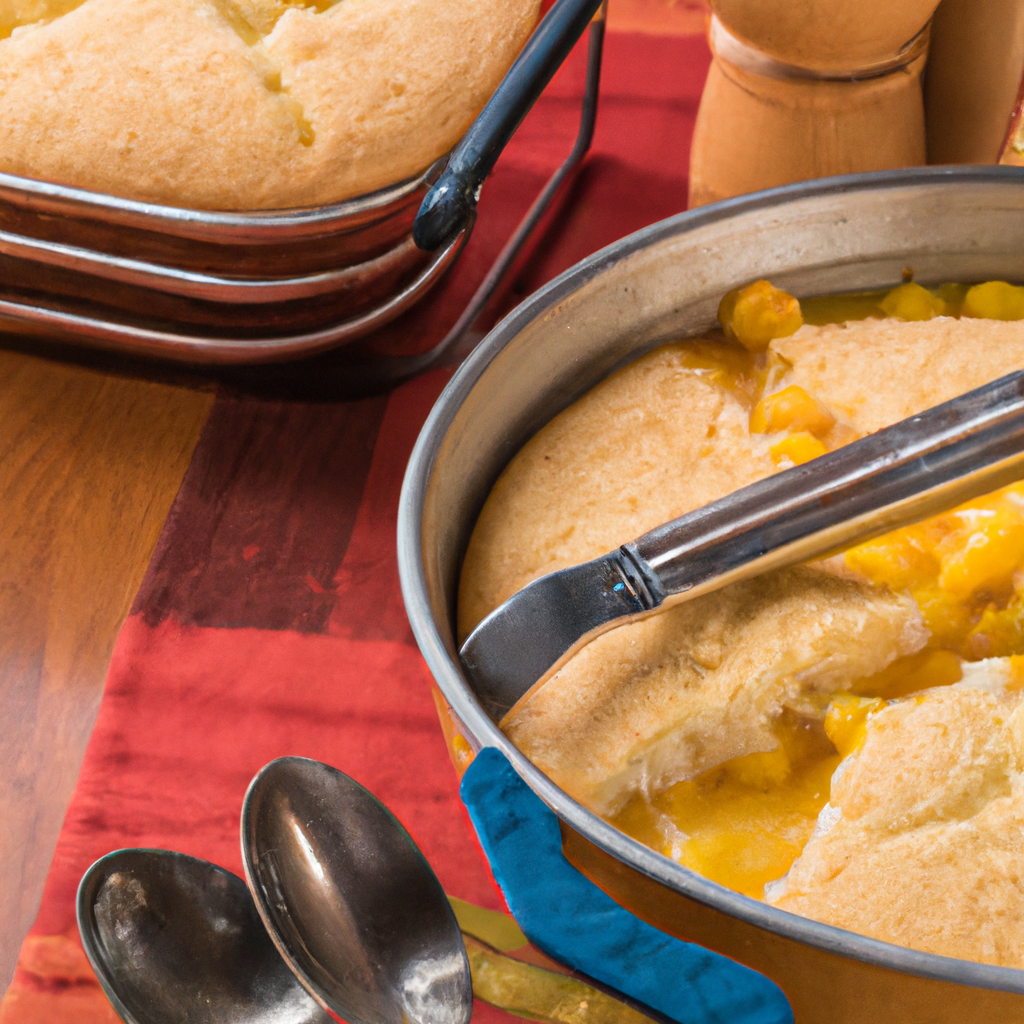 Delicious and Nutritious New Mexico Spoon Bread Representation of a cookedDelicious and Nutritious New Mexico Spoon Bread