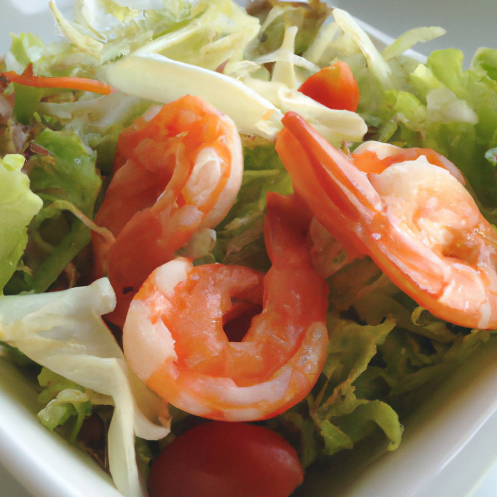 Delicious Shrimp Salad Representation of a cookedDelicious Shrimp Salad