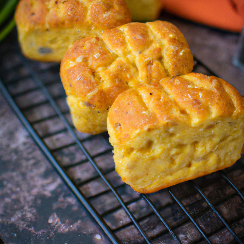 Gluten Free Cheddar Cheese Bread Representation of a cookedGluten Free Cheddar Cheese Bread
