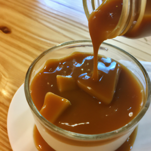 Caramel Coffee Sauce Representation of a cookedCaramel Coffee Sauce