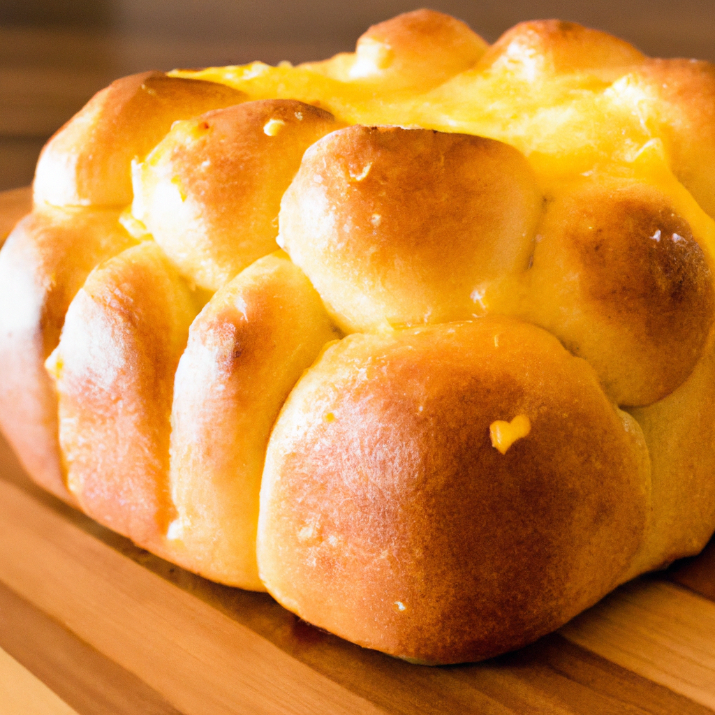 Cheesy Cheddar Bread Representation of a cookedCheesy Cheddar Bread