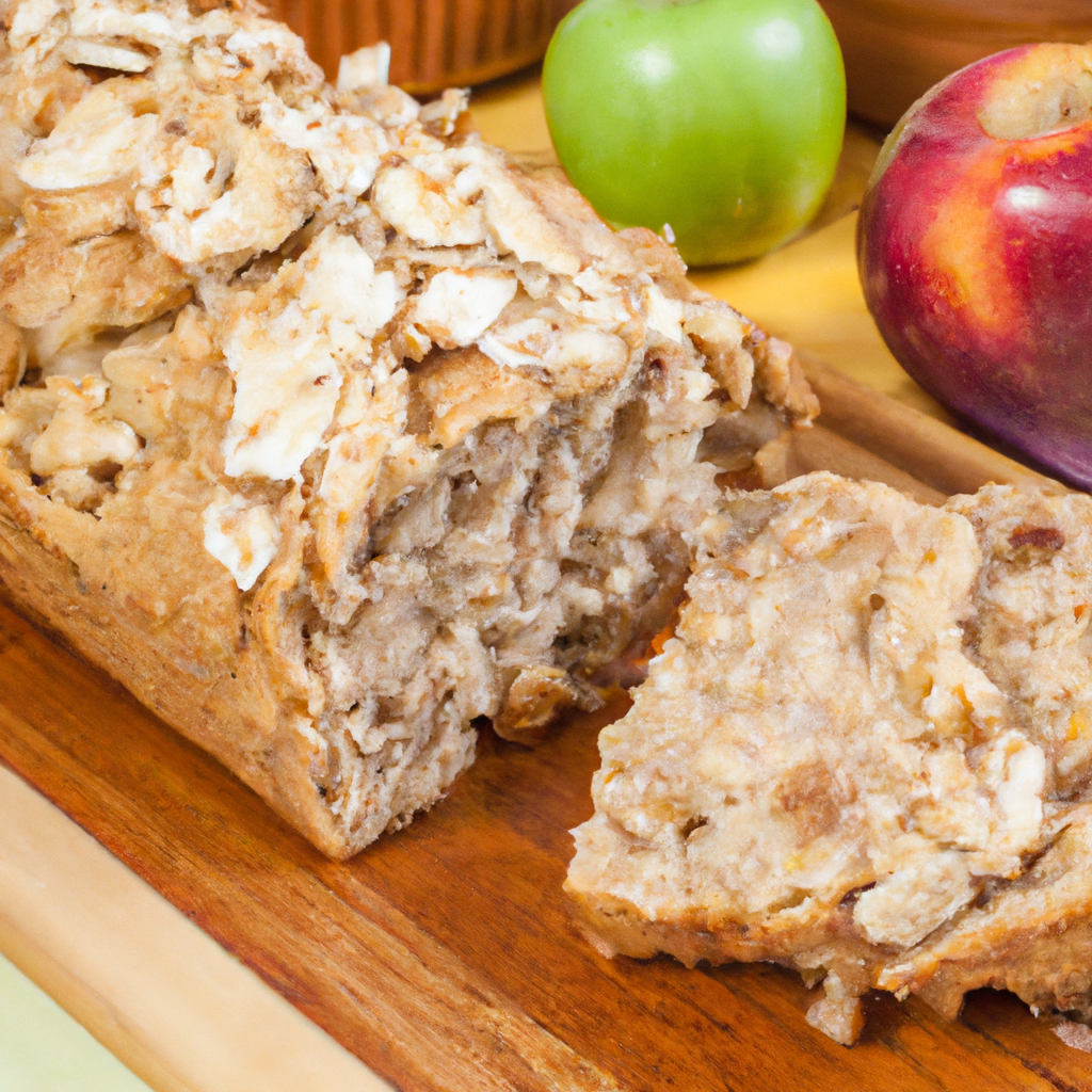 Delicious Oatmeal Applesauce Bread Representation of a cookedDelicious Oatmeal Applesauce Bread