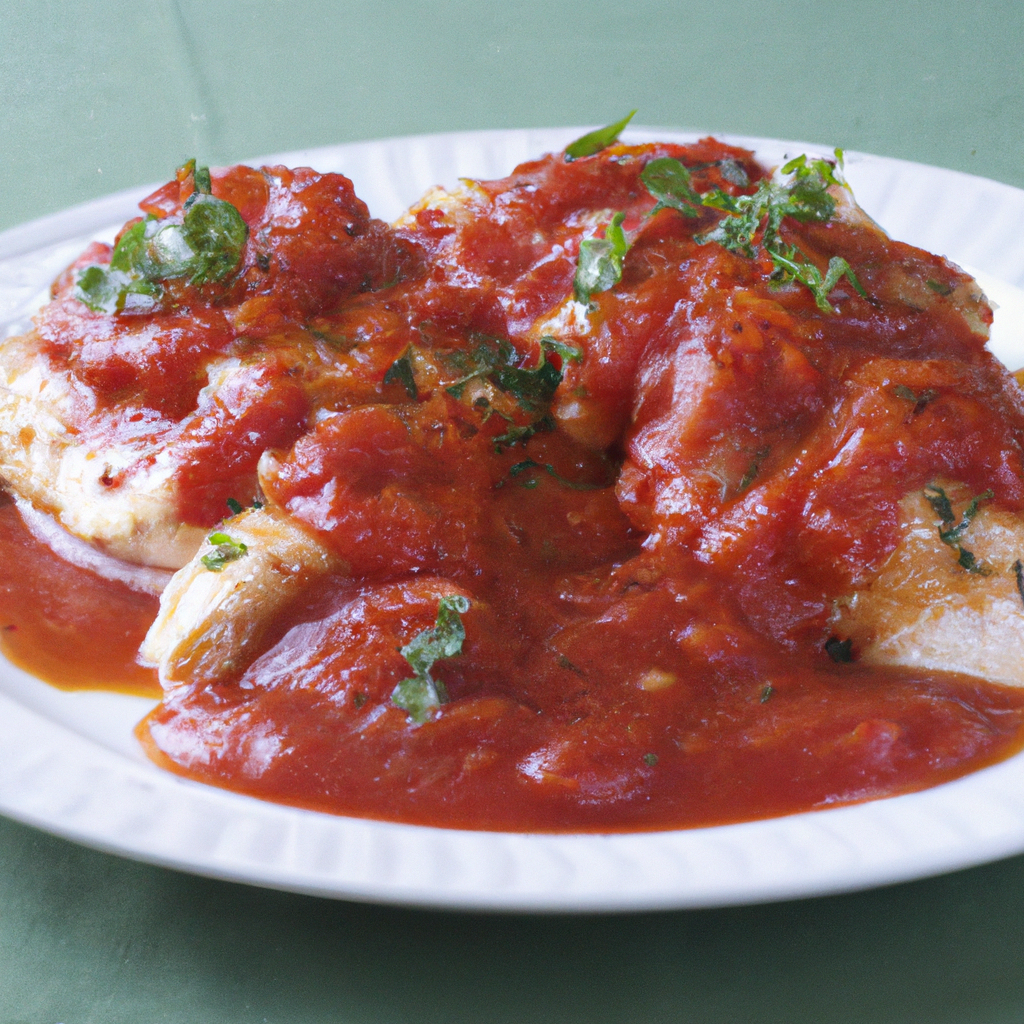 Sauteed Chicken Breasts with Tomato Sauce