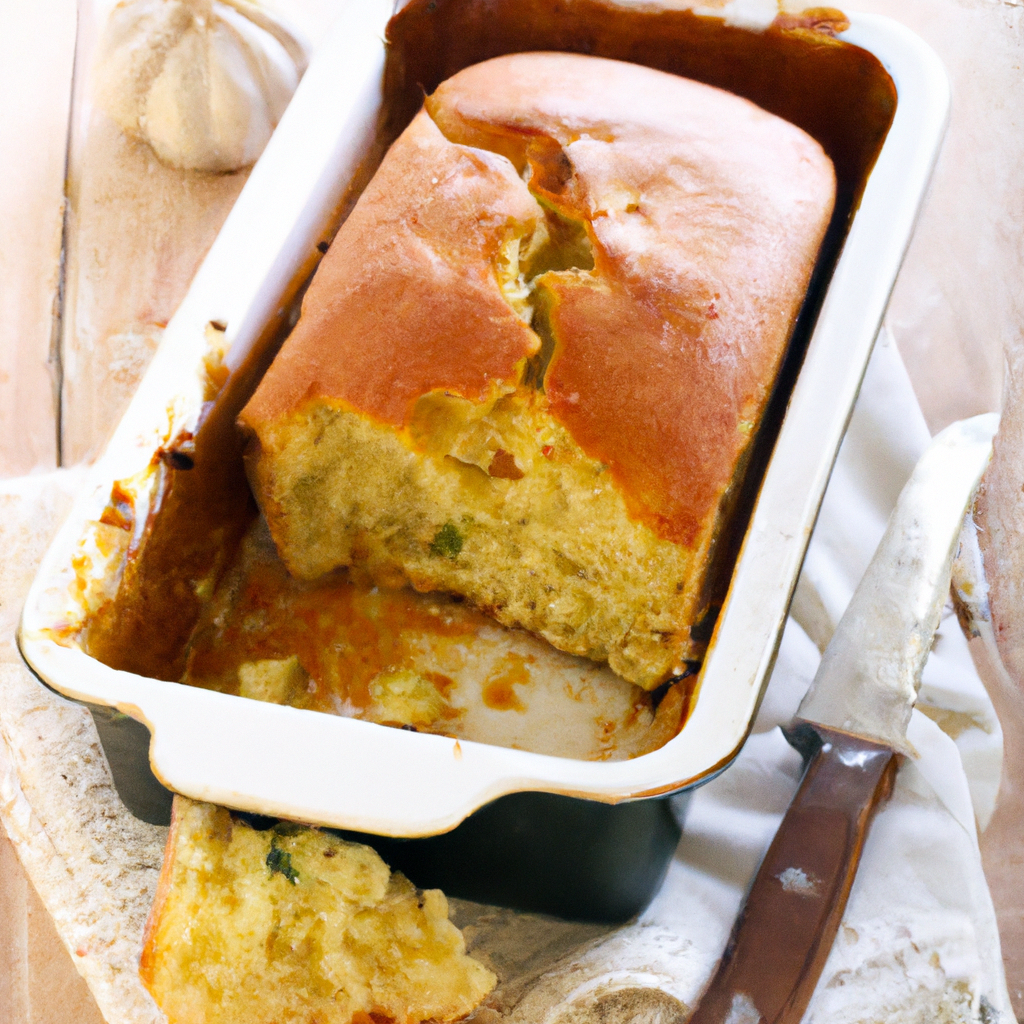 Savory Garlic, Herb and Cheese Pot Loaf Representation of a cookedSavory Garlic, Herb and Cheese Pot Loaf