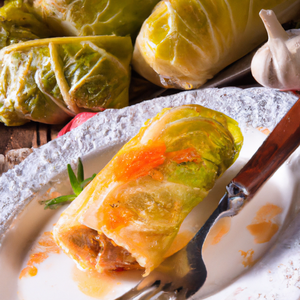 Sweet and Sour Stuffed Cabbage Representation of a cookedSweet and Sour Stuffed Cabbage